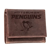 Pittsburgh Penguins Leather Team Tri-Fold Wallet