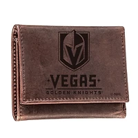 Vegas Golden Knights Leather Team Tri-Fold Wallet