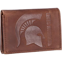 Michigan State Spartans Leather Team Tri-Fold Wallet