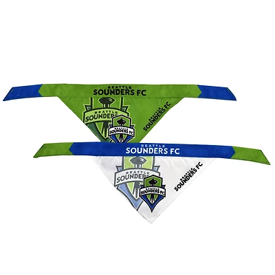 Little Earth Seattle Sounders FC Two-Pack Pet Bandana Set