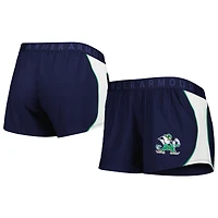Women's Under Armour Navy/Green Notre Dame Fighting Irish Game Day Tech Mesh Performance Shorts