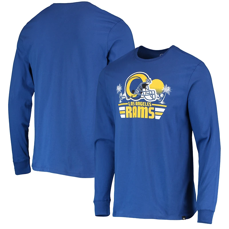 Men's '47 Royal Los Angeles Rams Regional Super Rival Long Sleeve T-Shirt