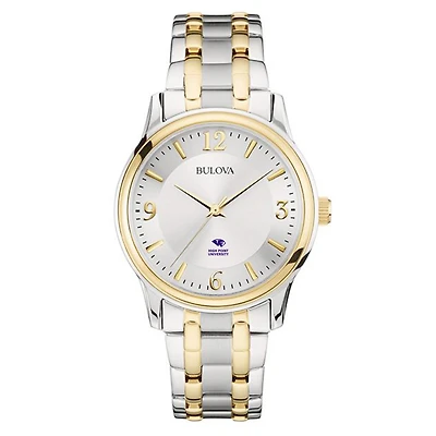 Bulova Silver/Gold High Point Panthers Classic Two-Tone Round Watch