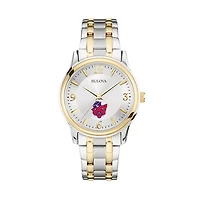 Bulova Silver/Gold Linfield Wildcats Classic Two-Tone Round Watch
