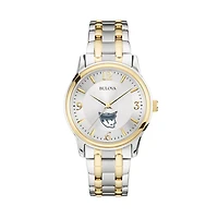 Bulova Silver/Gold Marietta College Pioneers Classic Two-Tone Round Watch