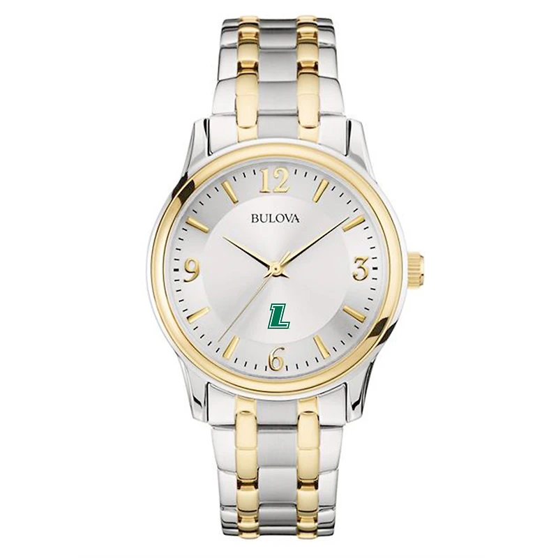 Bulova Silver/Gold Loyola Greyhounds Classic Two-Tone Round Watch