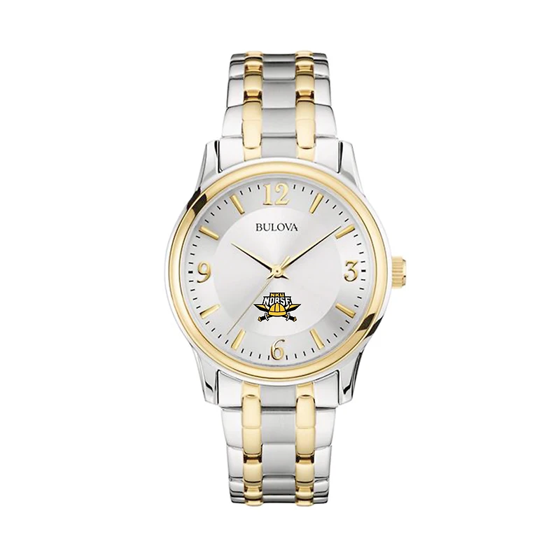 Bulova Silver/Gold Northern Kentucky University Norse Classic Two-Tone Round Watch