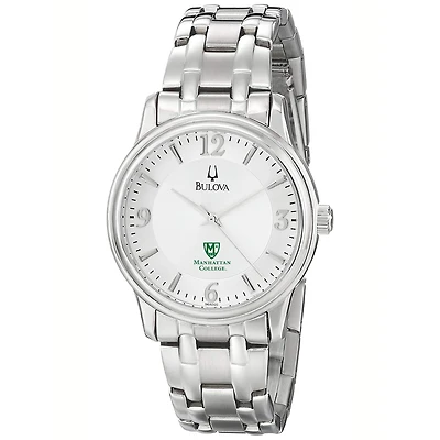Men's Bulova  Silver Manhattan Jaspers