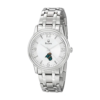 Men's Bulova  Silver Coastal Carolina Chanticleers