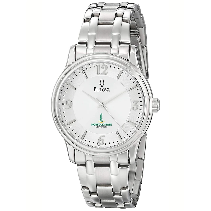 Men's Bulova  Silver Norfolk State Spartans