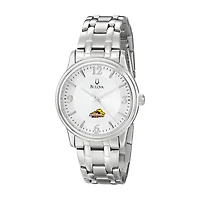 Men's Bulova  Silver Emerson College Lions