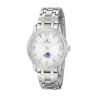 Men's Bulova  Silver Abilene Christian University Wildcats
