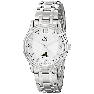 Men's Bulova  Silver Wright State Raiders