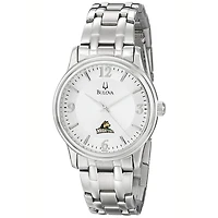 Men's Bulova  Silver Wright State Raiders
