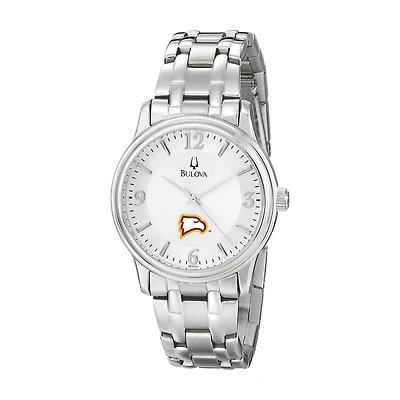 Men's Bulova  Silver Winthrop Eagles