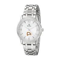 Men's Bulova  Silver Winthrop Eagles