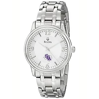 Men's Bulova  Silver Stephen F Austin Lumberjacks