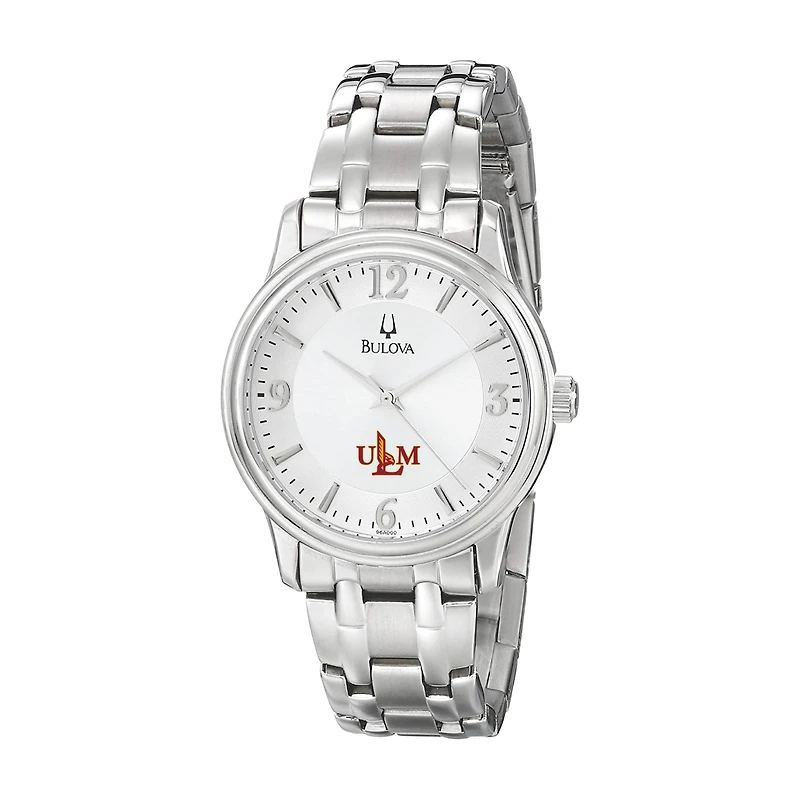 Men's Bulova Silver ULM Warhawks