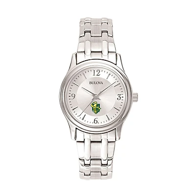 Women's Bulova Silver Clarkson Golden Knights Stainless Steel Quartz Watch
