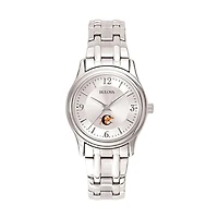 Women's Bulova Silver Campbell Fighting Camels Stainless Steel Quartz Watch