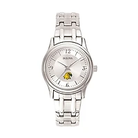 Women's Bulova Silver SUNY Brockport Golden Eagles Stainless Steel Quartz Watch