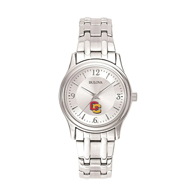 Women's Bulova Silver Oberlin Yeomen Stainless Steel Quartz Watch