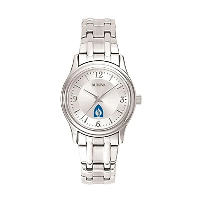 Women's Bulova Silver Andrews University Cardinals Stainless Steel Quartz Watch