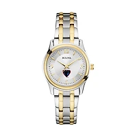 Women's Bulova Silver/Gold DePaul Blue Demons Classic Two-Tone Round Watch