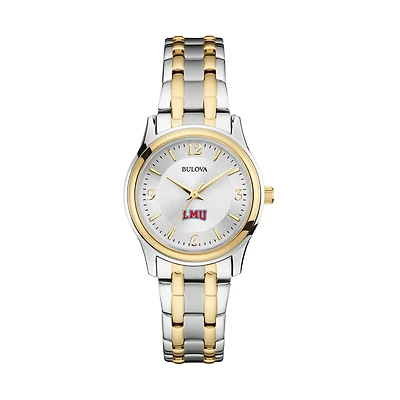 Women's Bulova Silver/Gold Loyola Marymount Lions Classic Two-Tone Round Watch