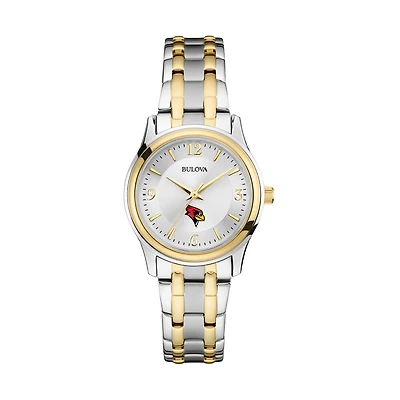 Women's Bulova Silver/Gold Illinois State Redbirds Classic Two-Tone Round Watch