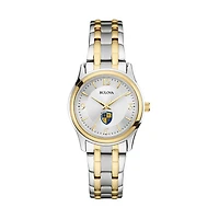 Women's Bulova Silver/Gold South Texas College of Law Classic Two-Tone Round Watch