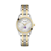 Women's Bulova Silver/Gold Abilene Christian University Wildcats Classic Two-Tone Round Watch