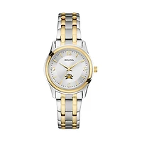 Women's Bulova Silver/Gold Northern Kentucky University Norse Classic Two-Tone Round Watch
