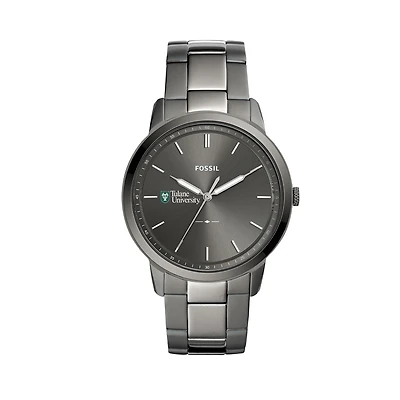 Fossil Tulane Green Wave The Minimalist Three-Hand Smoke Watch