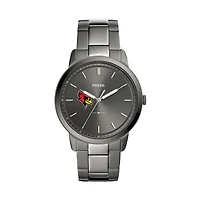 Fossil Illinois State Redbirds The Minimalist Three-Hand Smoke Watch