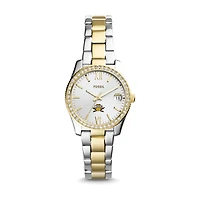 Women's Fossil Silver/Gold Northern Kentucky University Norse Scarlette Mini Two-Tone Stainless Steel Watch