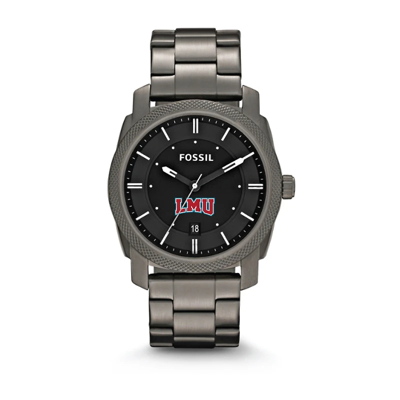 Fossil Loyola Marymount Lions Machine Smoke Stainless Steel Watch