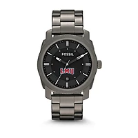 Fossil Loyola Marymount Lions Machine Smoke Stainless Steel Watch
