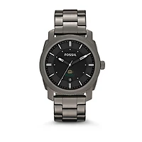 Fossil Point Loma Sea Lions Machine Smoke Stainless Steel Watch