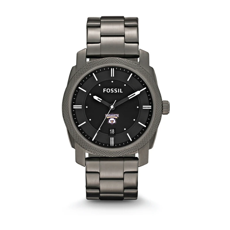 Fossil Nazareth College Golden Flyers Machine Smoke Stainless Steel Watch