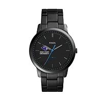Fossil Black High Point Panthers The Minimalist Slim Stainless Steel Watch