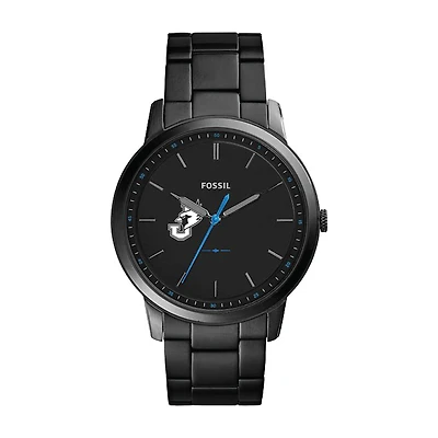 Fossil Black William Jewell Cardinals The Minimalist Slim Stainless Steel Watch