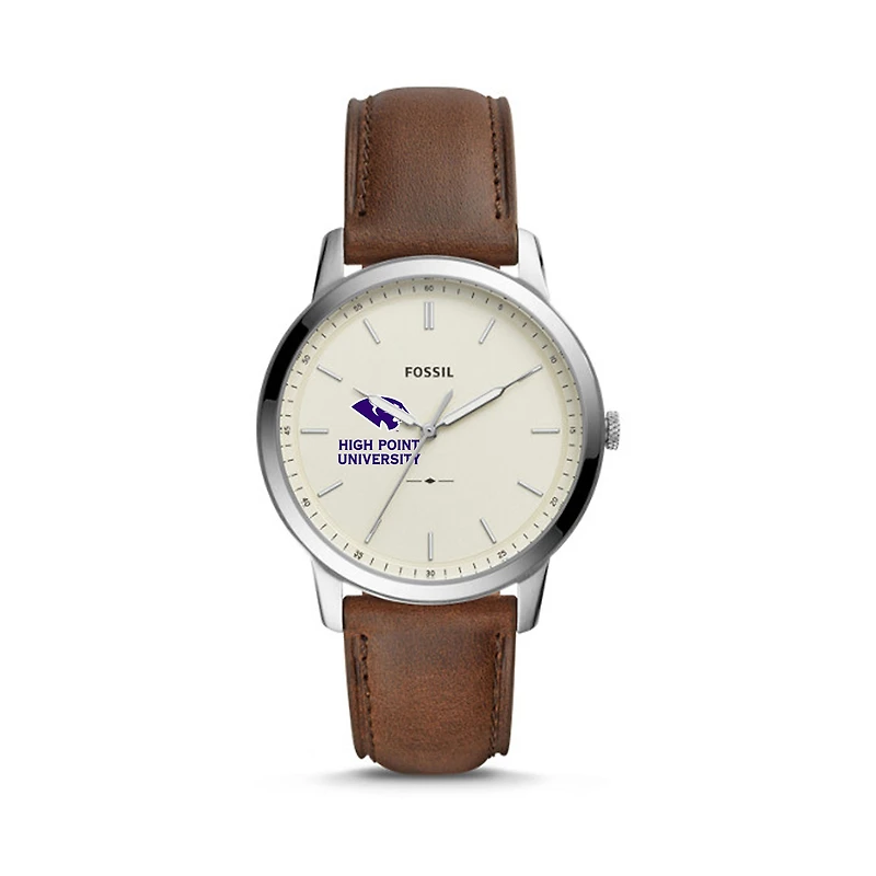 Fossil High Point Panthers The Minimalist Brown Leather Watch