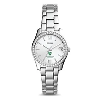 Women's Fossil Silver Manhattan Jaspers Scarlette Mini Three-Hand Date Watch