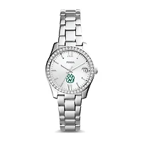Women's Fossil Silver Northwest Missouri State Bearcats Scarlette Mini Three-Hand Date Watch