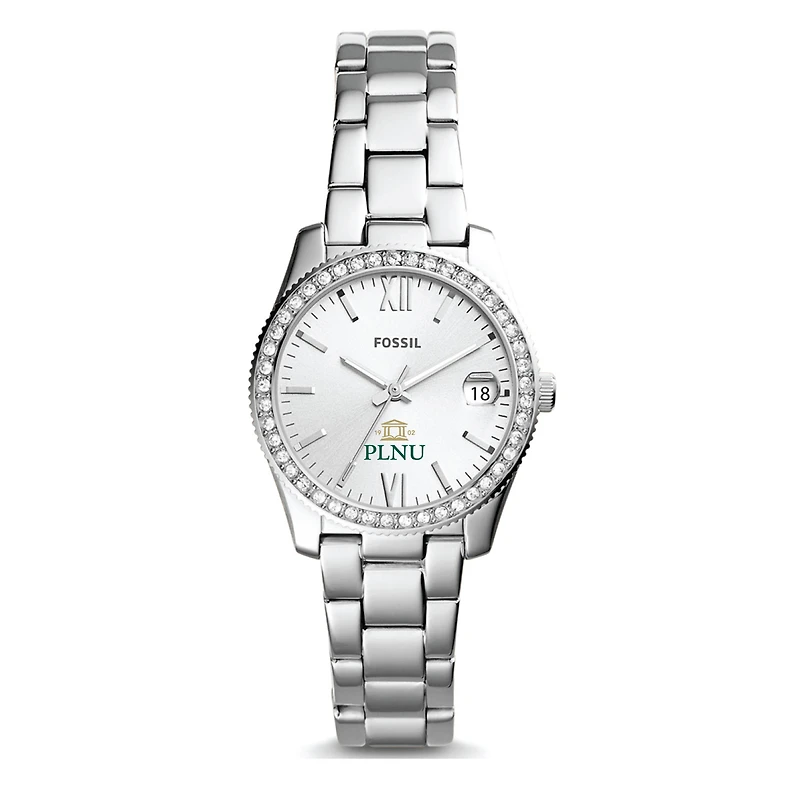Women's Fossil Silver Point Loma Sea Lions Scarlette Mini Three-Hand Date Watch