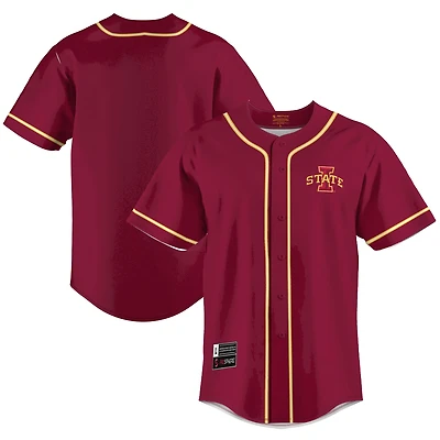 Men's GameDay Greats Cardinal Iowa State Cyclones Lightweight Baseball Jersey