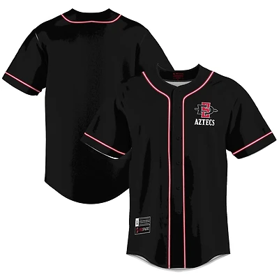 Men's GameDay Greats  Scarlet San Diego State Aztecs  Lightweight Baseball Jersey