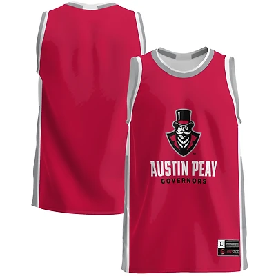 Men's GameDay Greats  Red Austin Peay State Governors  Lightweight Basketball Jersey