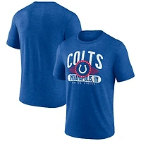 Men's Royal Indianapolis Colts Badge of Honor Tri-Blend T-Shirt